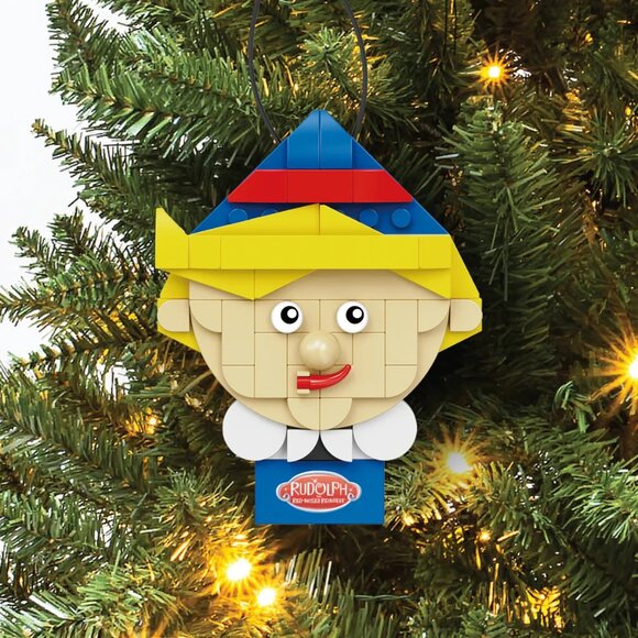 BRICKCRAFT Rudolph the Red-Nosed Reindeer Building Block Kit Christmas Ornaments - Picture 7 of 11